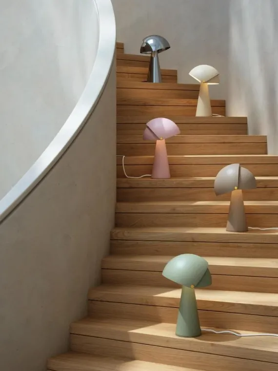Align Bordlampe i Støvet Rosa - Elegant og Nordisk Design fra Design For The People