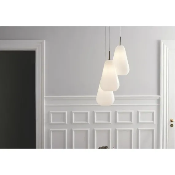 Anoli 3 Pendel Klynge - Opalglas & Nordic Gold (Sofie Refer)