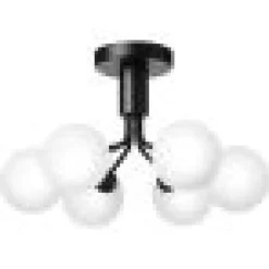 APIALES 6 LOFTSLAMPE SATINSORT/OPAL