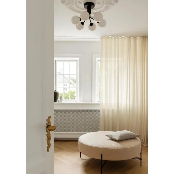 APIALES 6 LOFTSLAMPE SATINSORT/OPAL