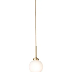 APIALES 1 PENDEL BØRSTET MESSING/OPAL