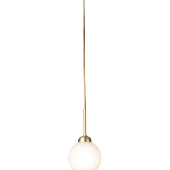 APIALES 1 PENDEL BØRSTET MESSING/OPAL