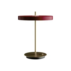 Asteria Bordlampe Usb Rød