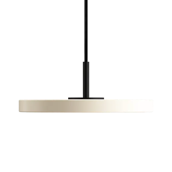Asteria Micro Pearl White w. Dim - Black Top