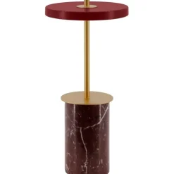ASTERIA MOVE MINI - PORTABLE LED - RØD MARMOR