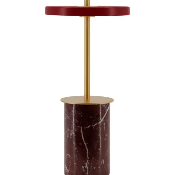 ASTERIA MOVE MINI - PORTABLE LED - RØD MARMOR