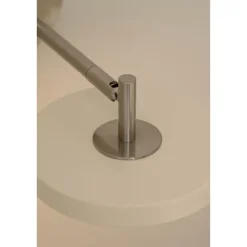 ASTERIA VÆGLAMPE KORT STÅL/HVID