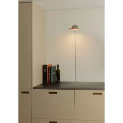 ASTERIA VÆGLAMPE KORT STÅL/ORANGE