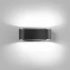Aura W1 Væglampe Sort LED