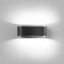 Aura W1 Væglampe Sort LED