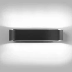 Aura W2 Væglampe Sort LED