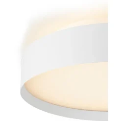 Backlight Full Ø50 Plafond - Hvid, integreret LED og 3-trins dæmp