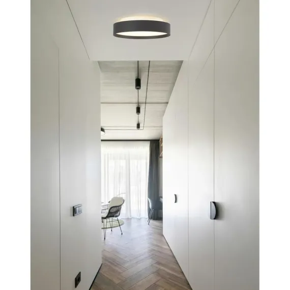BACKLIGHT FULL Ø30 PLAFOND SORT 3 TRINS LED DÆMP - Halo Design