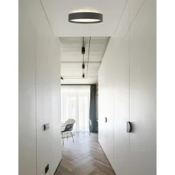 Backlight Full Ø50 Sort Plafond - 3-trins dæmpbar LED