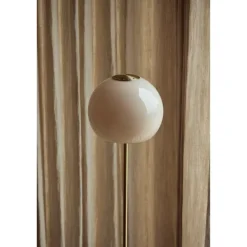 BALL GULVLAMPE GLAS SAND GREY