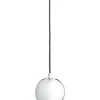 Ball Pendel Ø12 - Elegant matt krom-metallampe fra Frandsen