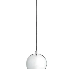 Ball Pendel Ø12 - Elegant matt krom-metallampe fra Frandsen