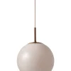 BALL PENDEL GLAS Ø25 CAPPUCCINO