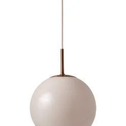 BALL PENDEL GLAS Ø25 CAPPUCCINO