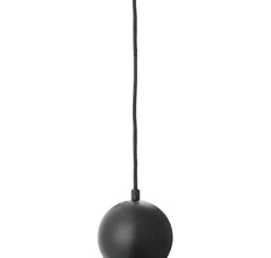 Ball Pendel Ø12 - Mat Sort | Frandsen