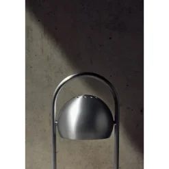 BALL PORTABLE BØRSTET ALUMINIUM ONE LYSKILDE