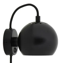 Ball Væglampe - Mat Sort