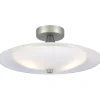 Baroni Loftlampe Ø35 Opal/alu
