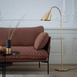 BELLEVUE AJ7 - GULVLAMPE - MESSING