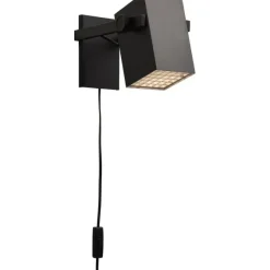 BF QUADRO VÆGLAMPE MAT SORT - Frandsen
