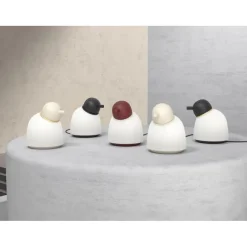 BIRD - BORDLAMPE - SORT/OPAL - Belid