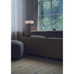 BLOSSI BORDLAMPE SORT/OPAL LED DÆMP SMALL