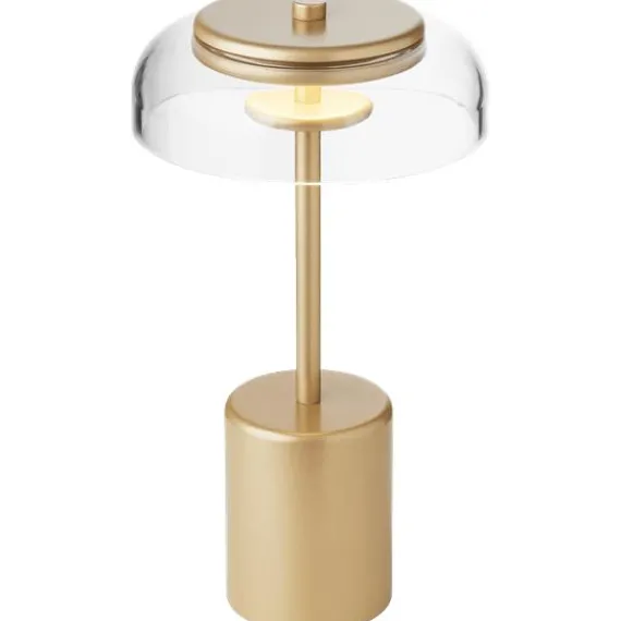 Blossi Mini Portable Bordlampe - Nuura (Nordic Gold, Klar, Genopladelig)
