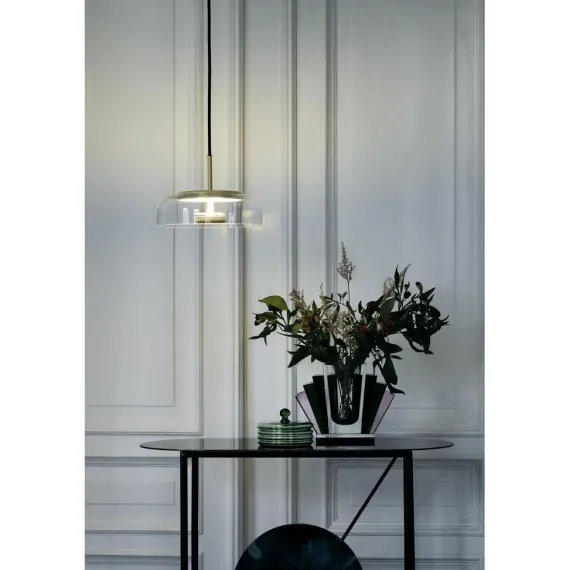 BLOSSI 1 PENDEL NORDIC GULD/KLAR LED