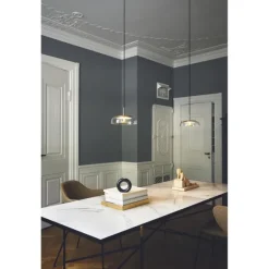 BLOSSI 1 PENDEL NORDIC GULD/KLAR LED
