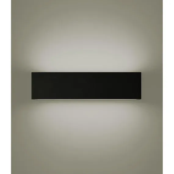 BRICK OUTDOOR DOWN LED - VÆGLAMPE - SORT