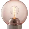 Bubbles Bordlampe Ø18 Rose