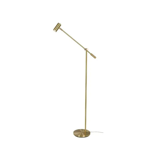 Cato - Gulvlampe Dæmpbar - Messing - Belid