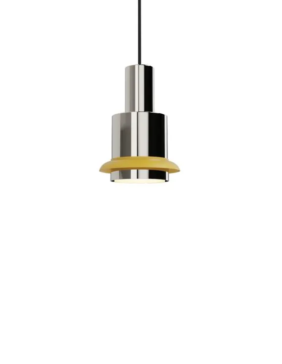 Chaumont P 150 NK-YEL Ø15×H22 Pendel Nikkel/Gul | DCWéditions