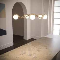 CIRCLE OF LIFE LYSEKRONE Ø65 MINIMALISTISK BALDAKIN