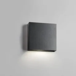 Compact W1 Down Væglampe Sort LED