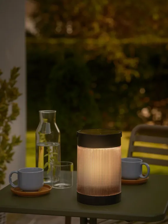 Coupar Solar | Bordlampe | Sort