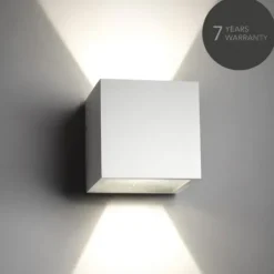 Cube D10 LED Hvid - Udendørslampe