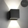 Cube D10 LED Sort - Udendørslampe