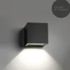 Cube Down D10 LED Sort - Udendørslampe