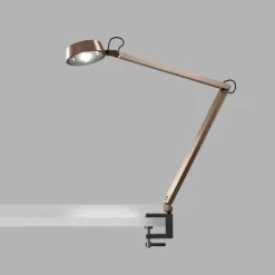 Dark T2 Bordlampe m/ klemme Rose Gold - Light-Point