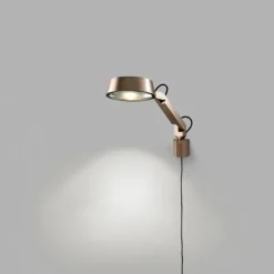 Dark W1 Væglampe Rose Gold - Light-Point