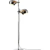 DC 2 ARM GULVLAMPE Ø18 KROM