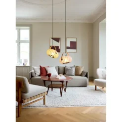 DC Ø40 TEKSTIL PENDEL GRØN - Halo Design
