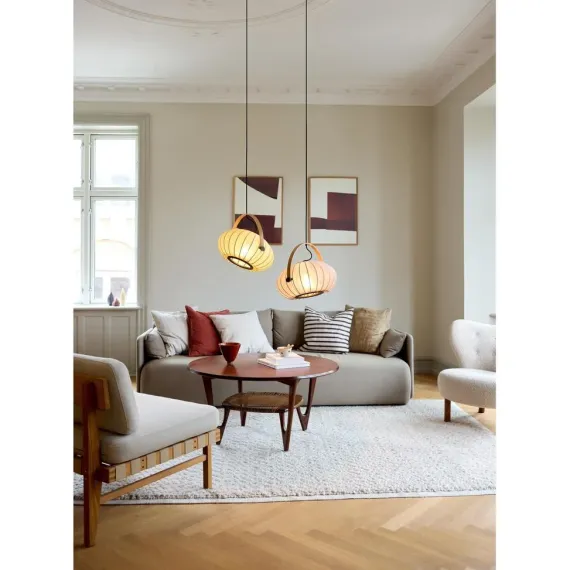 DC Ø40 TEKSTIL PENDEL GRØN - Halo Design