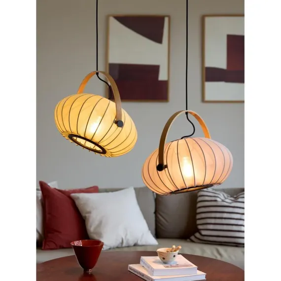 DC Ø40 TEKSTIL PENDEL GRØN - Halo Design